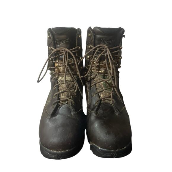 DANNER Men's Pronghorn 8" Leather Real Tree Insulated Hunting Boots Size 12 EE - Picture 5 of 9